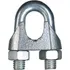 100un Grampo Para Cabo De Aço 3 8  10mm  Galvanizado Din741
