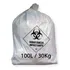 100un Saco De Lixo Hospitalar 100l 75x105cm Branco Embalac