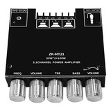 100w Placa Amplificadora Estéreo Bt5 0 2 1 Canais Zk mt21