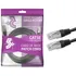 100x Cabo De Rede Patch Cord Preto 5 Metros Rj45 Cat5e Ftp