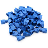 100x Capa Conector Rj45 Cabo Rede Rj45 Cat5 Cat5e Cat6