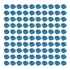 100x Conector Borne 2 Vias Kre2 Kf300 10x12mm Azul