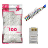 100x Conector Rj45 Cat5e
