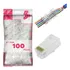 100x Conector Rj45 Cat6 Macho De Passagem 100 Unidades