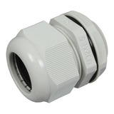 100x Prensa Cabo Pg7 Cinza Claro Ip68 1 4  kit C  100pçs 