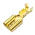 100x Terminal Faston Femea 6 3mm S isol S trava Latao