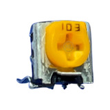 100x Trimpot 10k Mini Horizontal Com Botão 6mm Panasonic