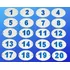 104 Numero Oval Pvc Pode Escolher - Artesanal