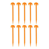 10pc Estaca Fixa Resistente Quadra Areia Gramado Beach Tenis