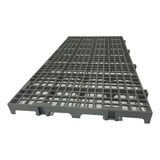 10pc Palete Estrado Plástico Cinza 2 5x25x50 Cm