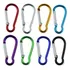 10pcs. Mosquetão Colorido Camping Trilhas Chaveiro Mochila