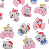 10pcs Pingente Gatinha Laco