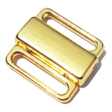 10un Fecho Dourado Metal P Sutiã Strap Ajustador Gancho 10mm