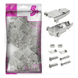10x Capa Metalica Preta