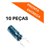 10x Capacitor Eletrolitico 4
