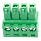 10x Conector Borne Verde