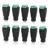 10x Conector Dc Com