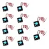 10x Cooler Fan Para Case Raspberry Pi3 Pi 3 B  B+ C/ 3x3x1cm