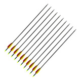 10x Flecha Mankung 71cm Fibra De Vidro Fa 28 Com Ponta Fixa