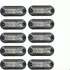 10x Lanterna 3leds Delimitadora Lateral Carreta Caminhão Baú