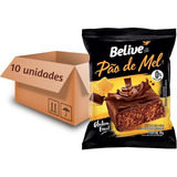 10x Pão De Mel Belive Zero acucar Lactose E Gluten 45g