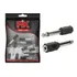 10x Plug Adaptador P10 Mono Para P2/j2 Jack Mono Mais Qualidade Pix