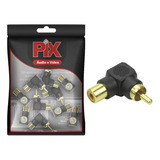 10x Plug Adaptador Rca