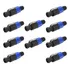 10x Plug Speakon 4 Polos - Premium Profissional Série Hard