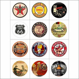 12 Adesivos Hot Rod