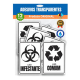 12 Adesivos Infectante Comum