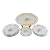 12 Antigos Pratos Porcelana