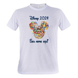 12 Camisas Parque Viagem Disney Mickey Minnie Camiseta Blusa