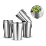 12 Copos Inox 250ml