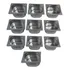 12 Cubas Gastronômica Gn 1/6 100mm Inox  Sem Tampa Buffet