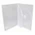 12 Estojo Duplo Capa Dvd Box Case Transparente Grosso 14 Mm