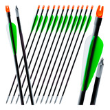 12 Flechas Carbono 8mm