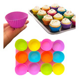 12 Forminha Silicone Colorida