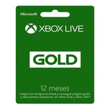 12 Meses Xbox Live Gold