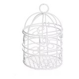 12 Mini Gaiolinha Jardim Encantado Metal Lembrancinha