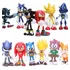12 Miniaturas Sonic The Hedgehog/ Werehog Tails Mega Drive