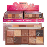 12 Paleta De Sombras Secret Key Sp304 A E B Sp Colors Atac S