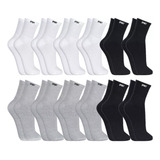 12 Pares Meias Masculina