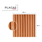 12 Placa Painel Ripado