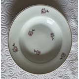 12 Pratos Fundos Porcelana