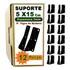 12 Suportes Metal 3mm   5x15 P  Vigas De Madeira Pergolados