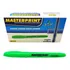 12 Unidades Caneta Marca Texto Masterprint Verde Premium