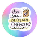 120 Etiquetas 4cm Agradecimento