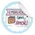 120 Etiquetas Redondo 3,5cm Adesivo Frase Pronta P/ Cliente