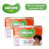 120 Fraldas Hipopó Baby Tamanho Eg Promoção Mega Pacotão