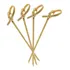 1250uni Espetos Palitos Finger Food Petisco Bambu Laço 9cm